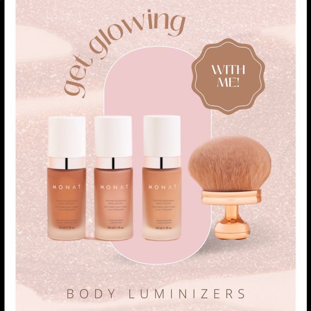 New/Unopened MONAT Shimmering Radiance Body Luminizer